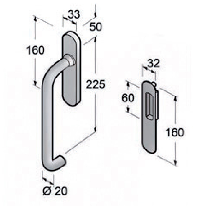 Poignée Lift & Slide