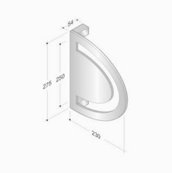 manche en bois LRR et mesures en acier inoxydable