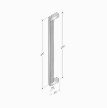 manche en bois LRR et mesures en acier inoxydable