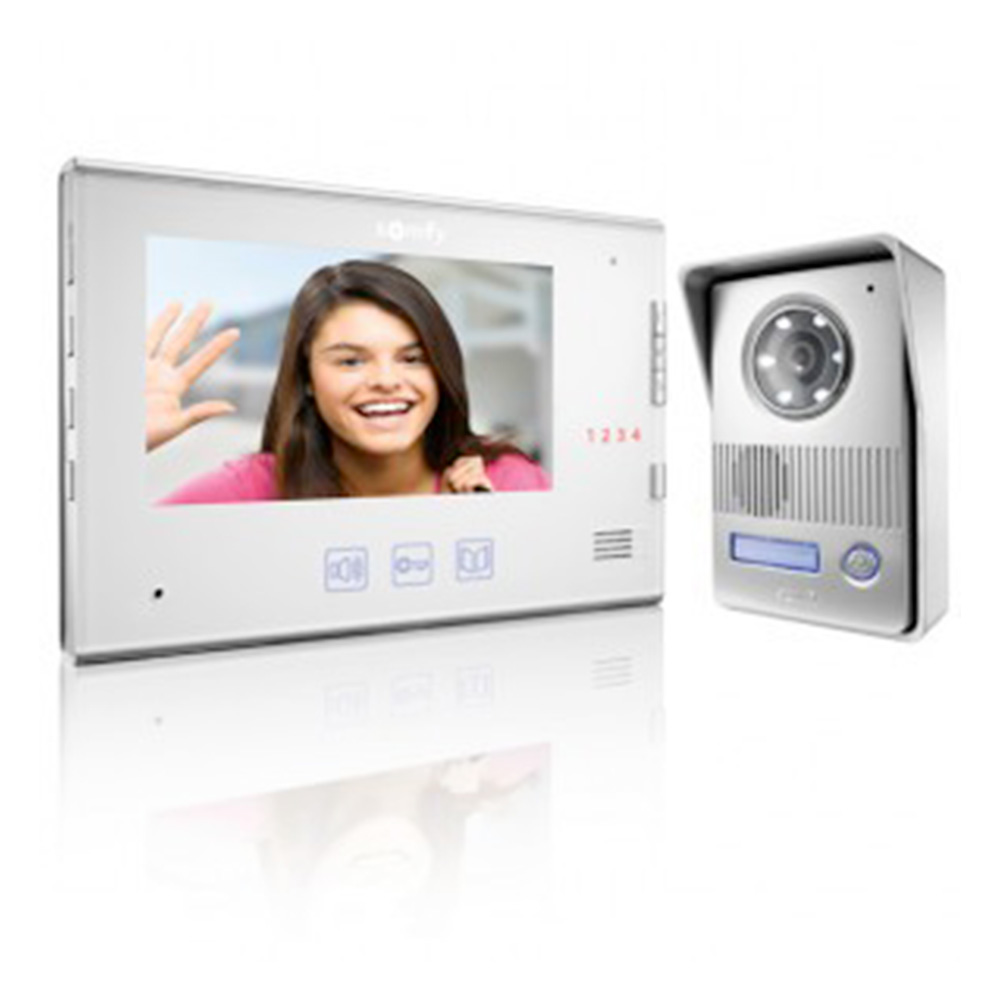 Kit interphone vidéo numérique Somfy V400 avec caméra et 2 fils