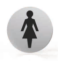 Pictogramme pour buse de bain WC rond femmes TROPEX