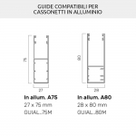 Obturateur isolé en PVC et aluminium AriaLuceTherm, espace à l'air et à la lumière