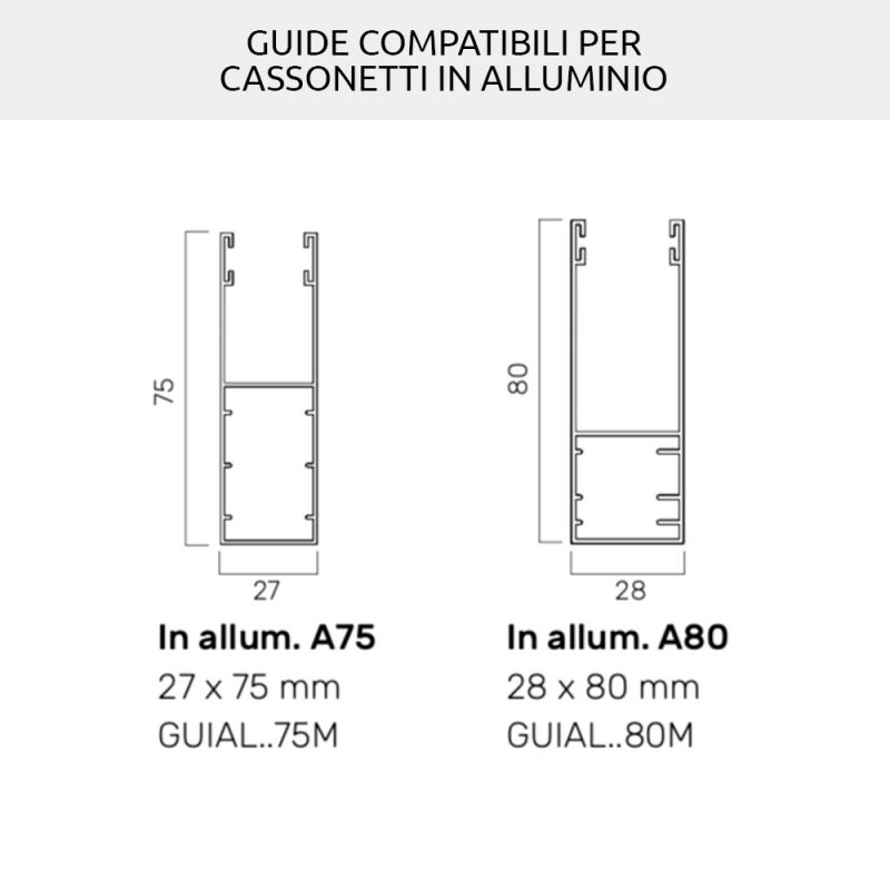 Obturateur isolé en PVC et aluminium AriaLuceTherm, espace à l'air et à la lumière