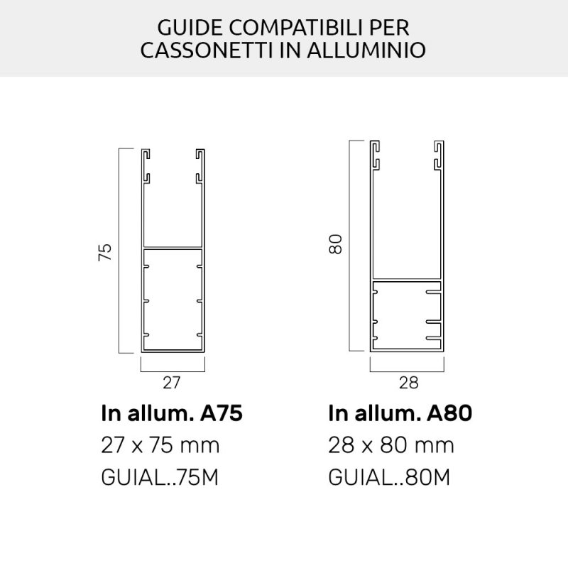 Obturateur isolé en PVC et aluminium AriaLuceTherm, espace à l'air et à la lumière