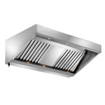 Hotte Inox Snack LED Profondeur 70 90 110 cm