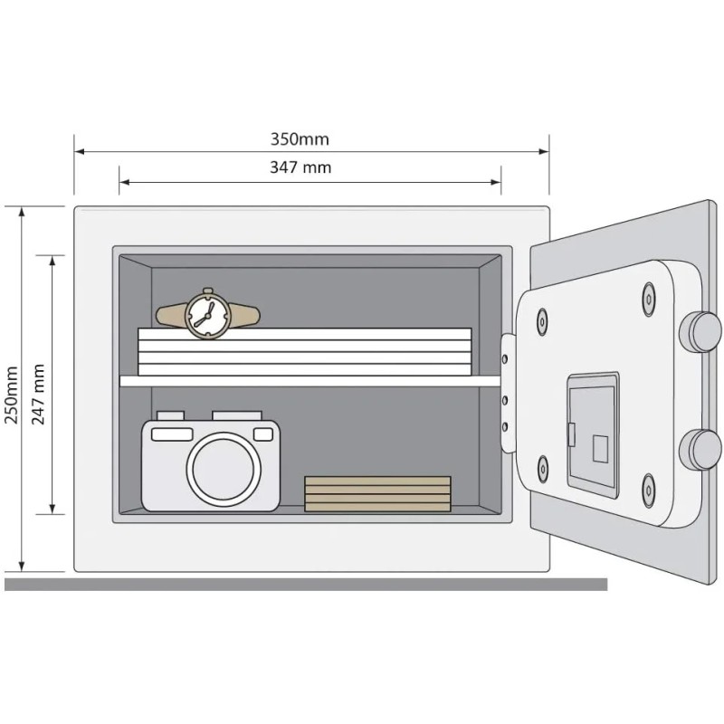 Coffre-fort Mobile Yale pour Meubles de Maison ou d'Hôtel