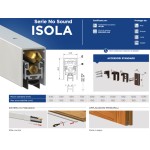 Comaglio ISOLA NO SOUND Boudin pour Portes en Bois