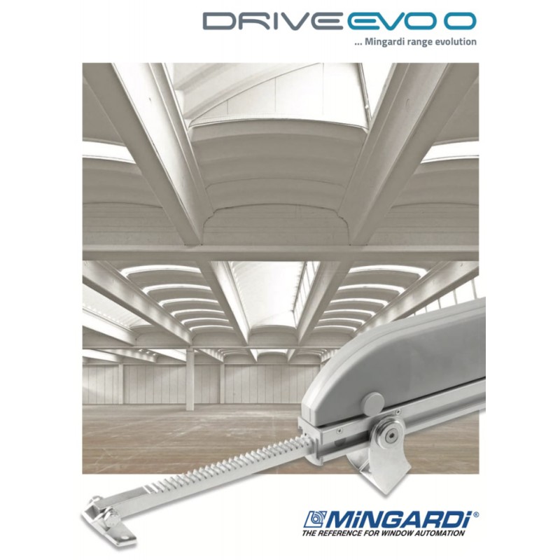 Drive Evo 0 Mingardi Actionneur à Crémaillère avec Supports