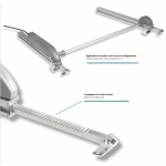 Drive Evo 0 Mingardi Actionneur à Crémaillère avec Supports