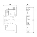 Compteur d'énergie Connecté IoT Monophasé 02963 Vimar