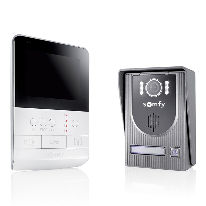 Kit interphone vidéo numérique Somfy White V100