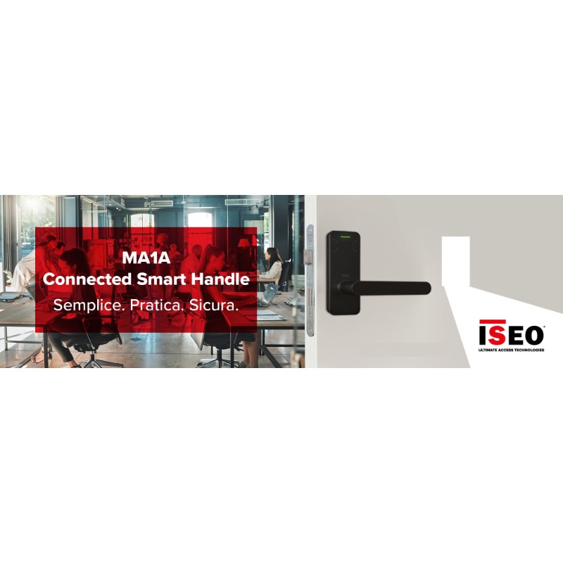 MA1A ISEO Connected Smart Handle Serrure Electronique Connectée