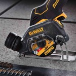 DeWalt DCS438E2T-QW Mini Scie à Onglets Brushless 18V Powerstack