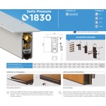 Calfeutrement pour portes 1830 Comaglio Pressure Series différentes tailles