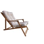 Fauteuil en Bois Réglable Itaca Losa avec Coussin Amovible