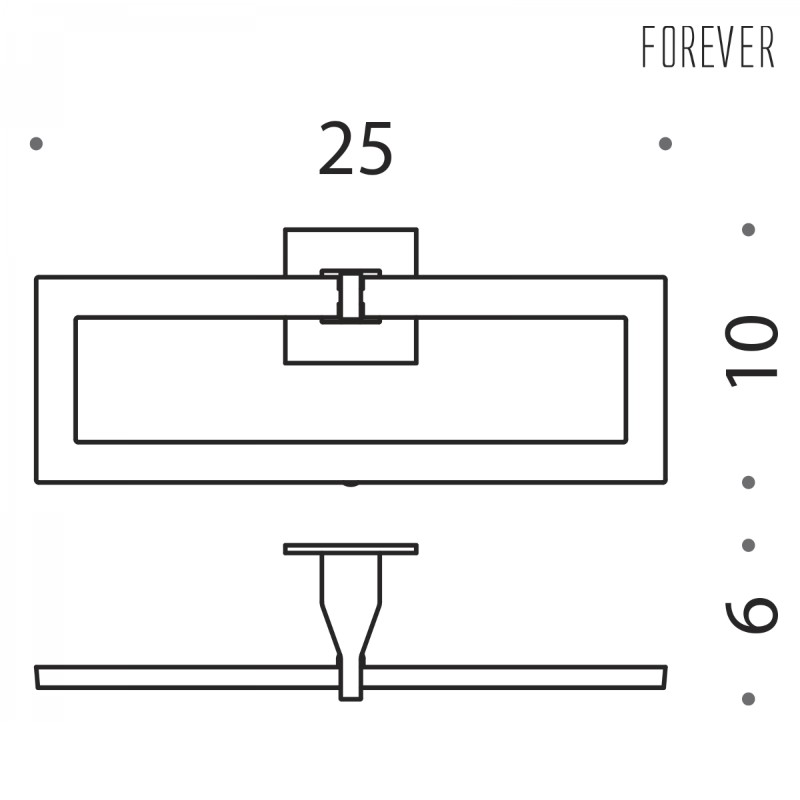 Porte-Serviette Bidet Anneau Colombo Forever Laiton Chromé