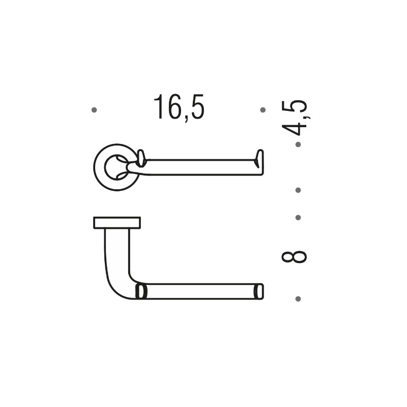 Porte-Papier Hygiénique Colombo Design Basic Mobilier Salle Bain