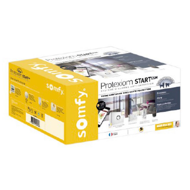 Protexiom Start Gsm Somfy Kit Centrale d'Alarme Antivol