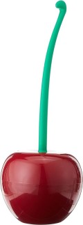 Brosse WC Forme Cerise Brosse à Dents Salle de Bain Elégante et Moderne