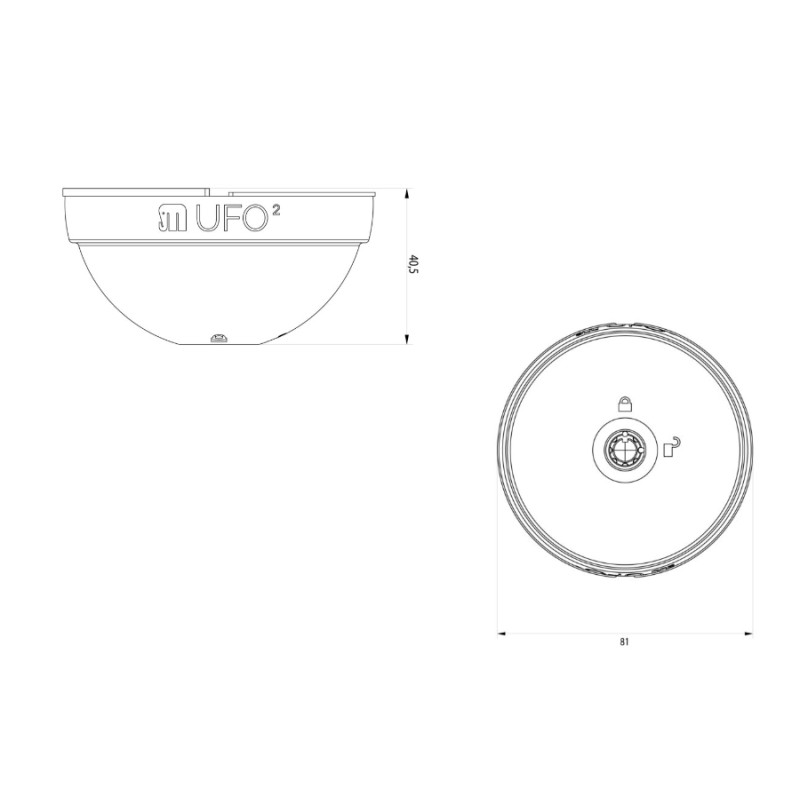 UFO² Meroni 8902 Antivol pour Fourgon Pratique et Simple