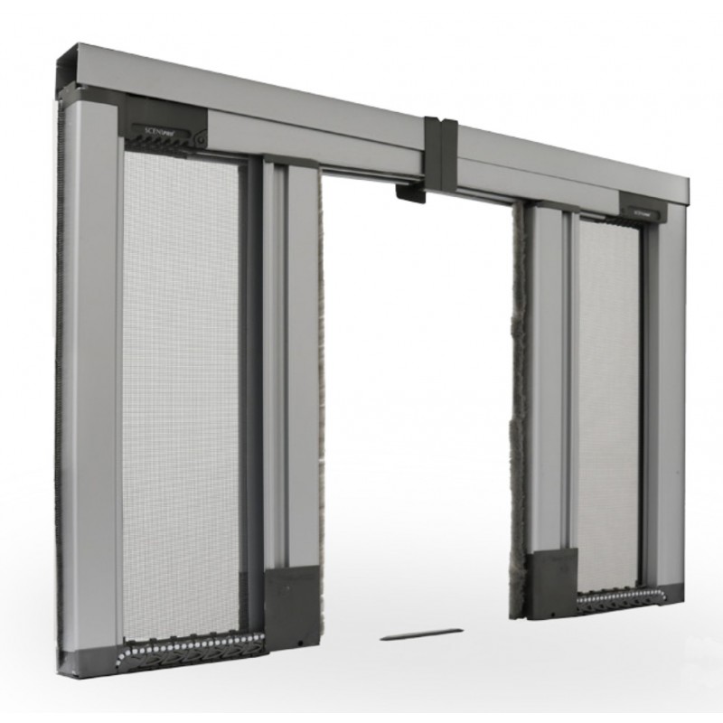 Deco Window Bloqueur de porte coupe-vent avec plaque en aluminium